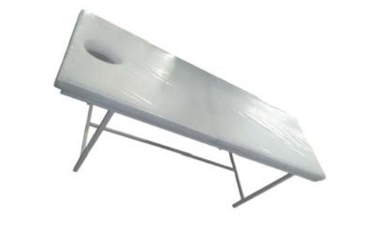 تخت ماساژ حرفه ای با پایه ثابت و جای صورت