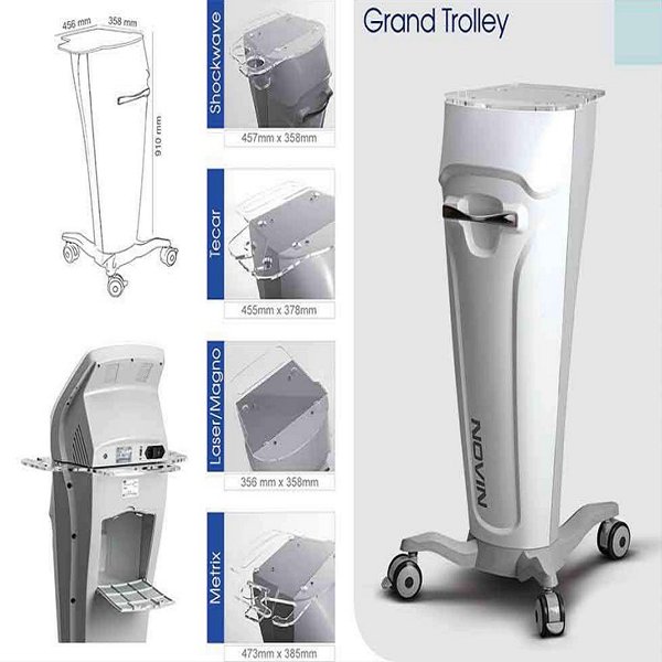 ترالی حمل تجهیزات پزشکی، سری گرند نوین، متحرک و کاربردی